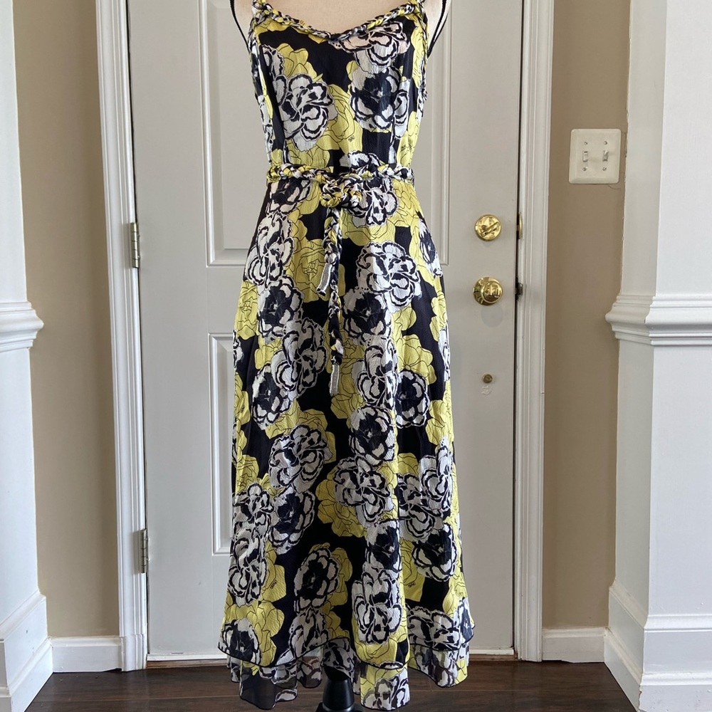 DYVNA || Floral Silk dress sz 4